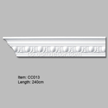 Molding di corona in poliuretanu cù design d&#39;ovu